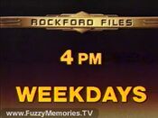 WCAU Channel 10 - The Rockford Files - Weekdays promo from Fall 1982