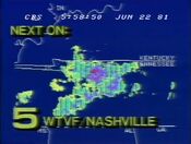 WTVF TV5 Eyewitness News 6PM Weeknight - Next promo for June 22, 1981