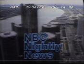 NBC Nightly News open from the week of July 14, 1980