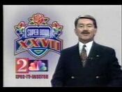 KPRC Channel 2 - Home Of Super Bowl XXVII ident for January 31, 1993