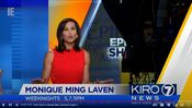 KIRO 7 News 5PM, 7PM & 11PM Weeknight - Monique Ming Laven - Weeknights ident from Mid-March 2022