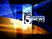 KTLA 5 News - KTLA 5 Morning News 4:30AM open from Mid-October 2009