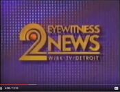 WJBK TV2 Eyewitness News open from Fall 1988