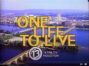 One Life To Live bumper w/KTRK-TV Houston byline from Spring 1987