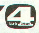 KOA Channel 4 logo from 1974