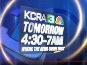 KCRA 3 News Sunrise Weekday - Tomorrow promo from Mid-July 2011