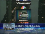 NBC Nightly News with Brian Williams close from April 3, 2006