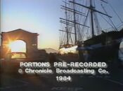 KRON Newscenter 4 6PM Weeknight close from August 17, 1984