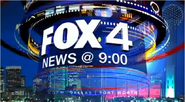 KDFW Fox 4 News 9PM open from late November 2012