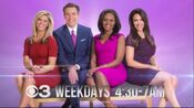 KYW CBS3 Eyewitness News This Morning - Weekdays ident from late January 2018