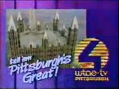 WTAE Channel 4 - Tell 'Em Pittsburgh's Great! ident from 1985