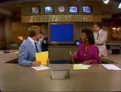 WJZ Channel 13 Eyewitness News 6PM Weekend close from April 22, 1984