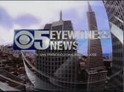 KPIX CBS 5 Eyewitness News 12PM open from early September 2010