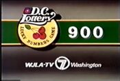 WJLA Channel 7 - Daily Lottery Number - D.C. Lottery: 900 id from October 15, 1985