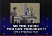 WABC Channel 7 Eyewitness News: Good Morning New York - So You Think You Got Troubles?! - Tomorrow ident for October 25, 1982