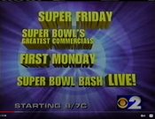 CBS Network - Super Friday Line-Up - Friday promo w/WCBS-TV New York id bug for February 1, 2002