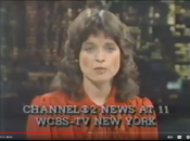 WCBS Channel 2 News 11PM Weeknight - Tonight ident for November 25, 1982