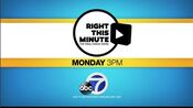 KGO-TV Right This Minute - Monday promo from late 2016