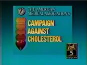 WNYW Fox 5 - The American Medical Association's Campaign Against Cholesterol PSA promo from 1989