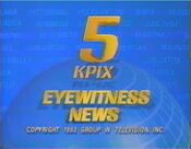 KPIX Channel 5 Eyewitness News close from 1993