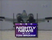 NBC Nightly News with Tom Brokaw open from January 30, 1991