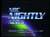 NBC Nightly News close - Early 1984