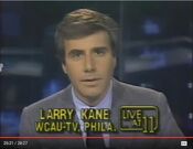 WCAU The Channel 10 News Live at 11PM Weeknight - Tonight id for November 10, 1981