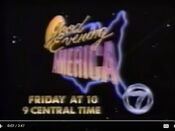 ABC News: Good Evening America - Friday promo w/WABC-TV New York id bug for September 4, 1987