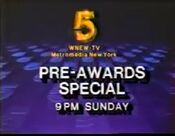 WNEW Channel 5 - Pre-Awards Special - Sunday promo for February 26, 1984