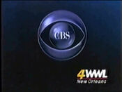 CBS Network ident w/WWL-TV New Orleans byline #2 from Fall 1988