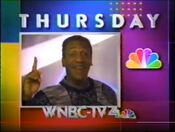 NBC Network - Thursday promo w/WNBC-TV New York byline from Fall 1988 - Bill Cosby