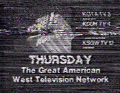 KOTA Territory - Thursday promo from Fall 1985