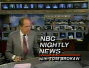 NBC Nightly News with Tom Brokaw open from July 27, 1988