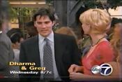 ABC Network - Dharma And Greg - Wednesday promo w/WABC-TV New York id bug for April 21, 1999