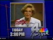 WNBC 4 New York - Sally - Today promo from 1993