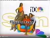 NBC Network - Must See TV Sunday promo w/WCAU-TV Philadelphia id bug from Fall 1996