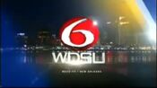 WDSU 6 station id from 2013 - Night-Variation - Which Opens a Newscast