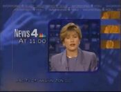 WRC News 4 11PM Weeknight - Tonight ident for September 10, 2001