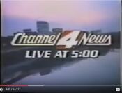 WRC Channel 4 News Live at 5PM open from 1984