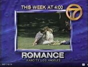 KABC Channel 7 Eyewitness News 4PM Weekday - Romance - This Week ident for the week of November 16, 1987