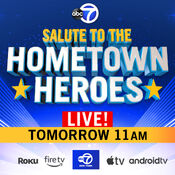 WABC Channel 7 Eyewitness News Special Presentation: Salute To The Hometown Heroes - Live Coverage - Tomorrow promo for July 7, 2021