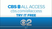 WCBS CBS2 - CBS All Access - Try It Free promo from Spring 2019