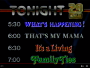 WTXF Fox 29 - Comedy Line-Up (530PM-730PM) - Tonight ident - 1988
