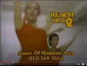 WCBS Channel 2 - 2 Reach Out: Association Of Hispanic Arts PSA promo from late Fall 1982