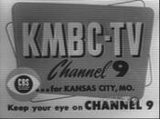 KMBC Channel 9 - Keep Your Eye On Channel 9 ident from Mid-Late June 1954