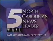 WRAL TV5 News - North Carolina's News Leader ident from 1996