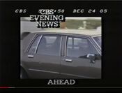 CBS Evening News - Ahead bumper from December 24, 1985