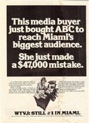 WTVJ Channel 4 - Still #1 In Miami promo from late Spring 1977