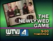 WTVJ Channel 4 - The Newlywed Game - Tomorrow ident - Early 1985