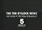 WNEW Channel 5 News: The 10 O'Clock News - We Give It To You Straight promo from 1984